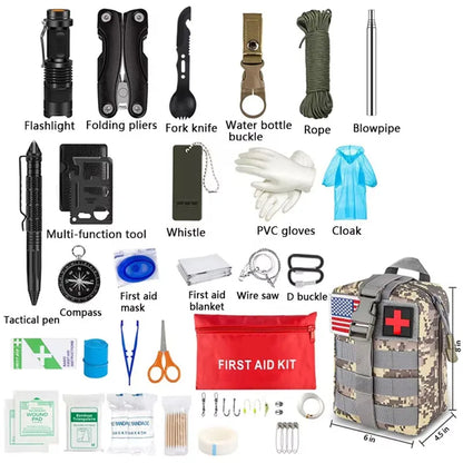 Survival First Aid Kit – Complete Emergency Trauma Bag