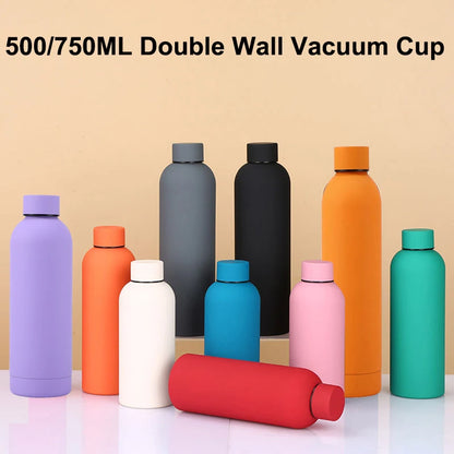 500/750ML Stainless Steel Thermos – Portable & Leak-Proof