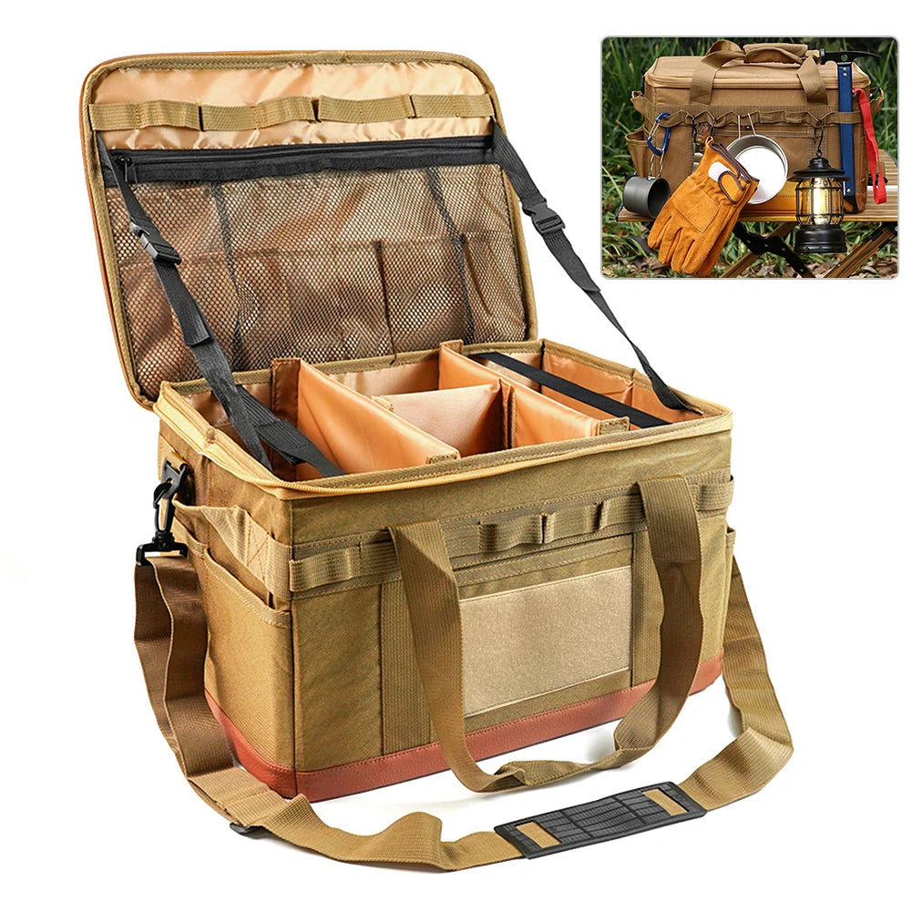 Camping Cooking Utensil Organizer for Neat Gear Storage