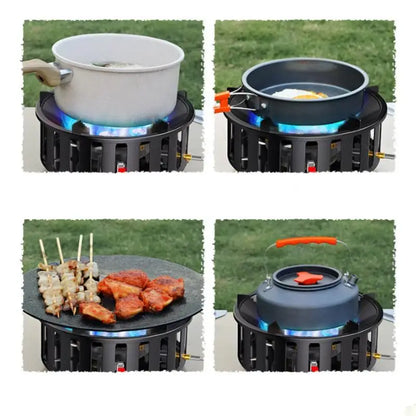High-Power Camping Stove 19800W Portable Gas Burner
