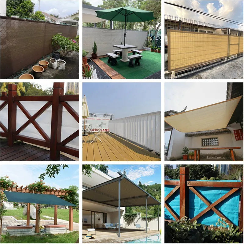 Anti-UV Sunshade Net for Garden & Balcony Privacy