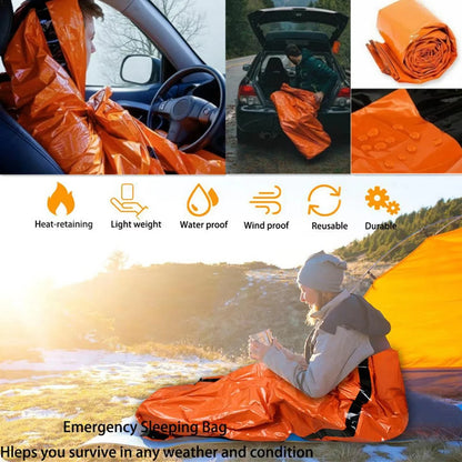 Emergency Thermal Sleeping Bag – Waterproof Survival Bivy