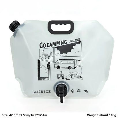 BSWOLF 8L Folding Water Bag – Portable Outdoor Hydration