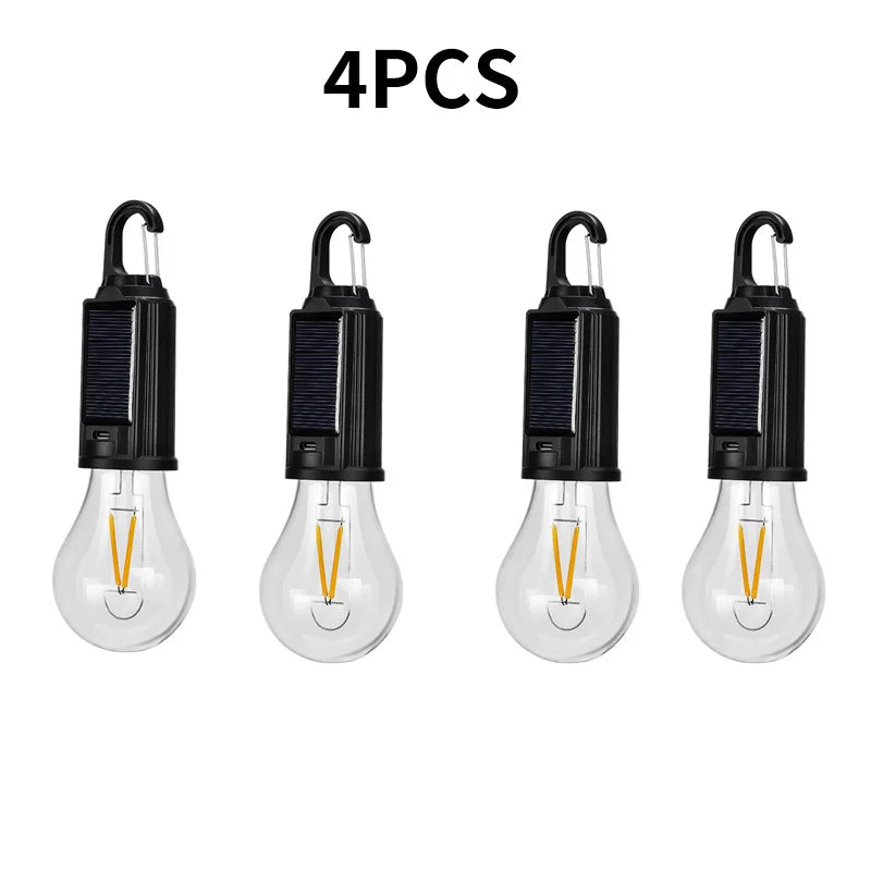 Rechargeable Solar LED Camping Lamp Waterproof & Portable