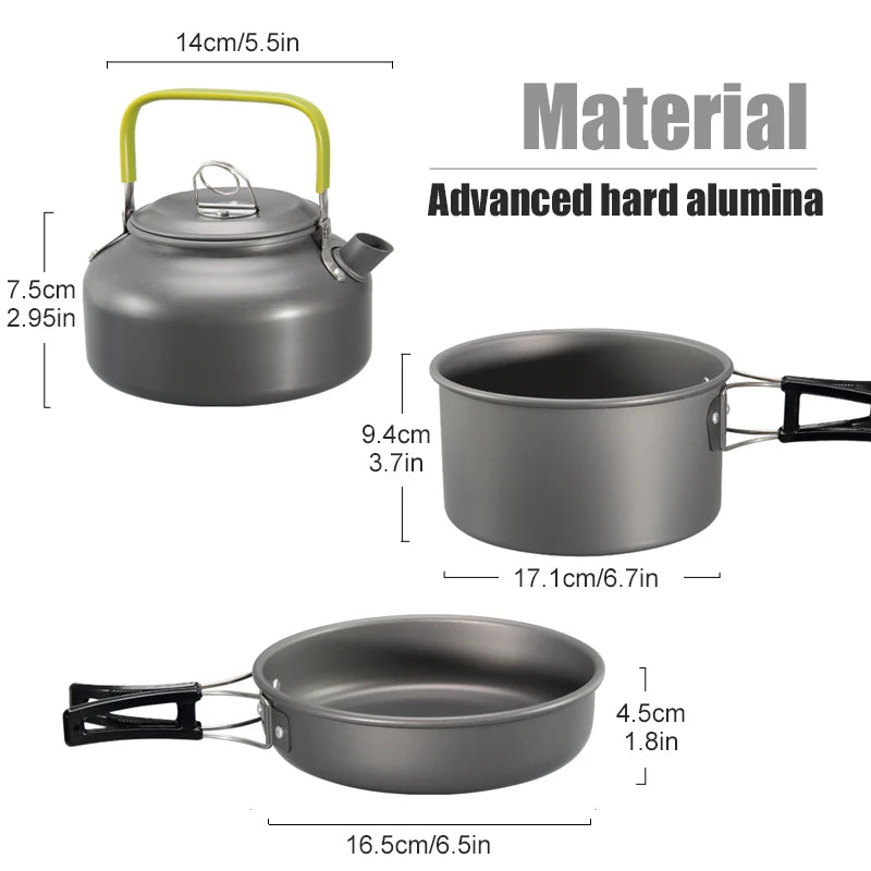 Camping Cookware Set for Easy Outdoor Meals
