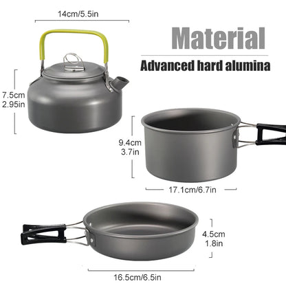Camping Cookware Set for Easy Outdoor Meals