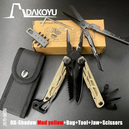 Camping Multitool Pliers with Emergency Whistle
