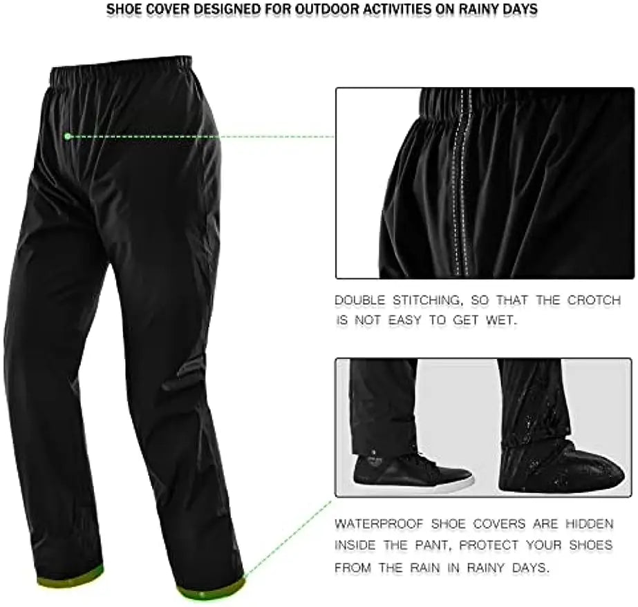 Waterproof Motorcycle Rain Suit for Full Weather Protection