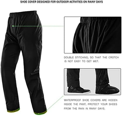 Waterproof Motorcycle Rain Suit for Full Weather Protection