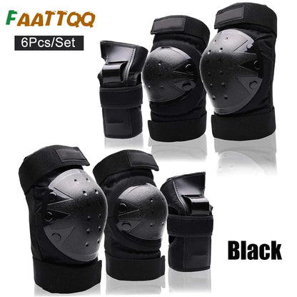 Sports Protective Gear Set – Knee, Elbow & Wrist Pads