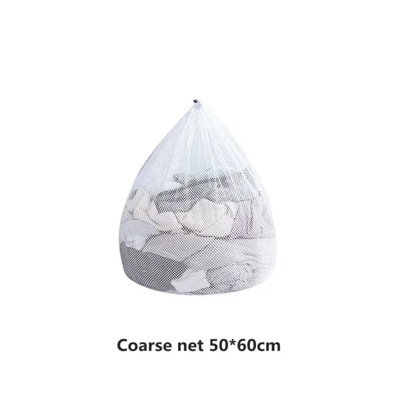 Mesh Laundry Bag Drawstring Large Capacity Organizer