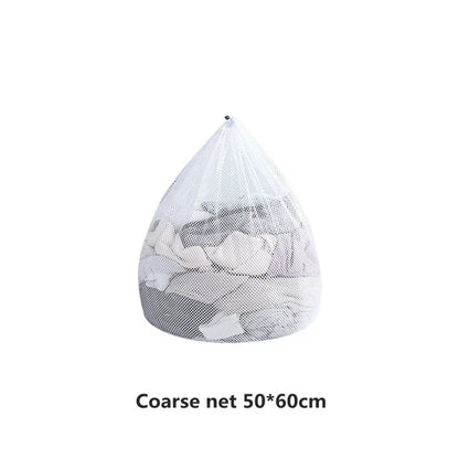 Mesh Laundry Bag Drawstring Large Capacity Organizer
