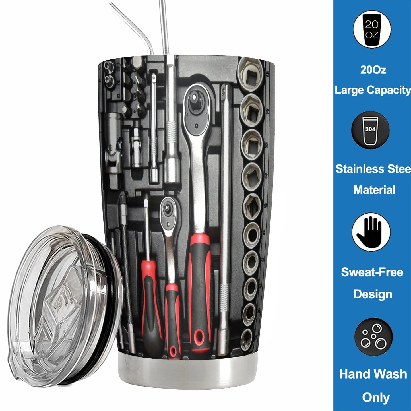 20Oz Stainless Steel Vacuum Tumbler – Insulated & Reusable