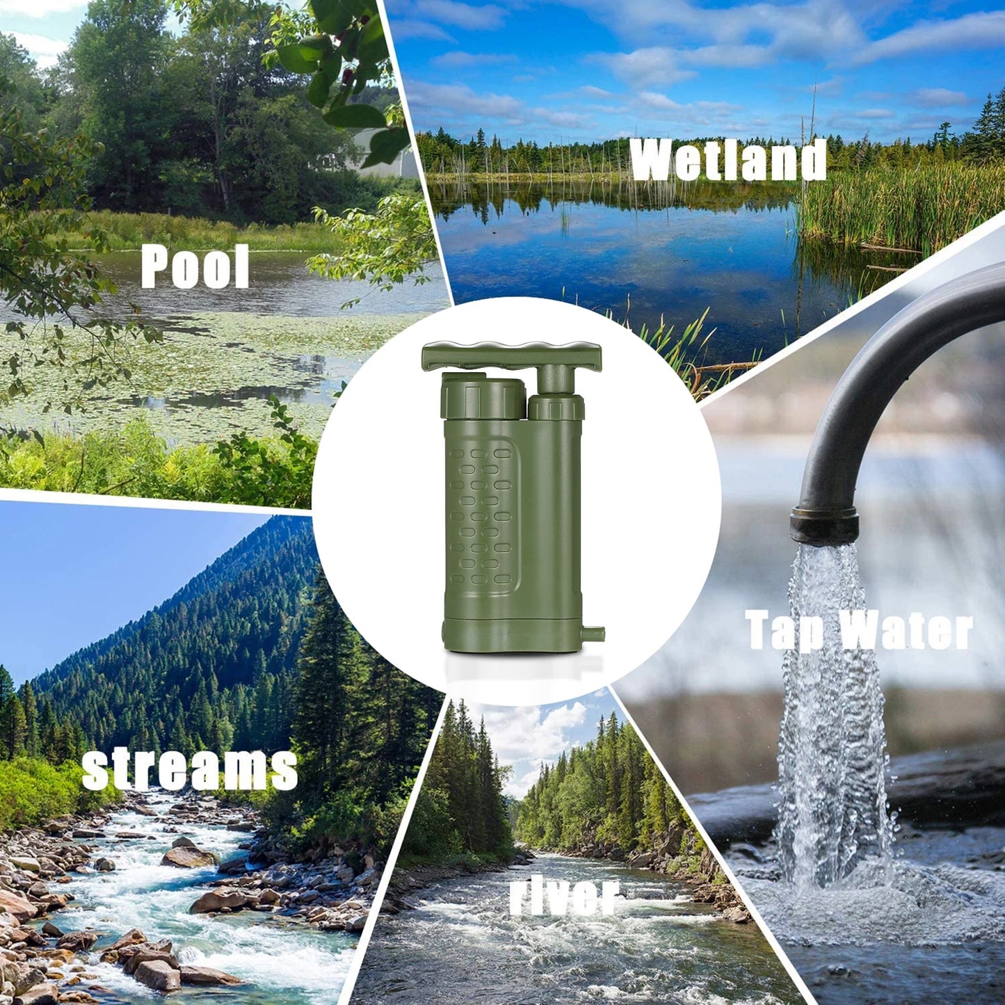 Portable Water Filter Pump – Safe Clean Drinking Water