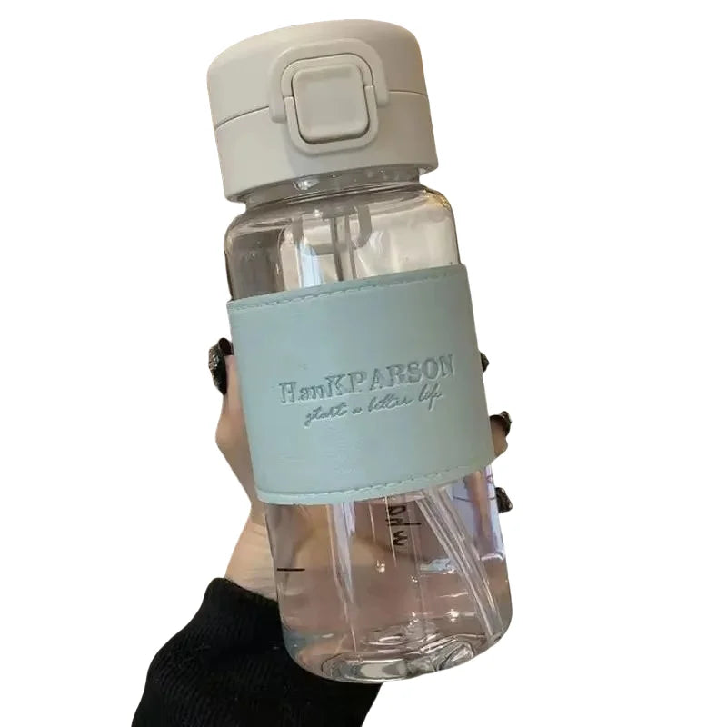500ml Kids Water Bottle – Leakproof Straw Design