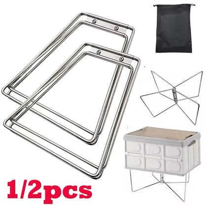 Camping Cooler Box Stand for Stable Elevated Storage