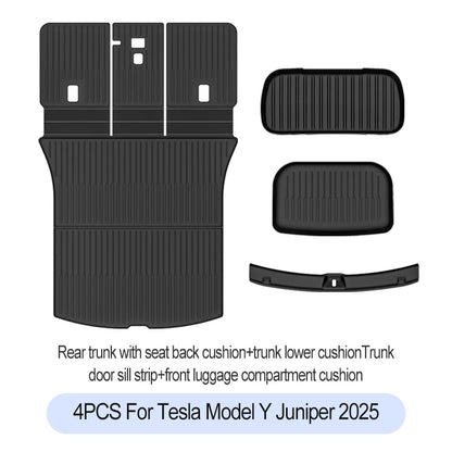 Tesla Model Y 2025 Floor Mats – Full Protection TPE Set