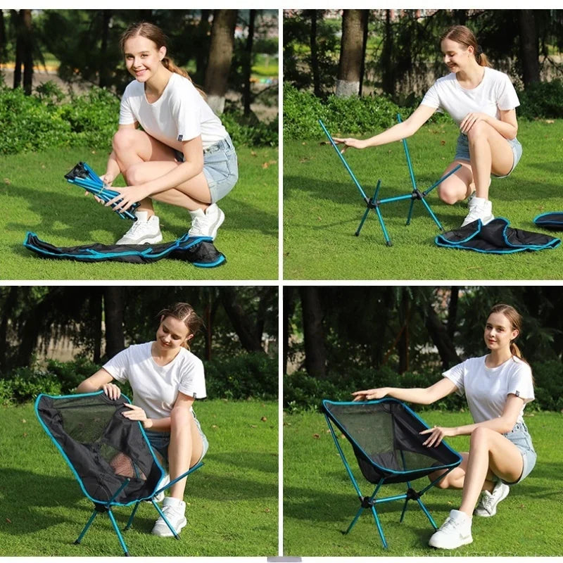 Ultralight Folding Camping Chair for Portable Comfort