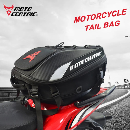 Waterproof Motorcycle Tail Bag with Helmet Storage