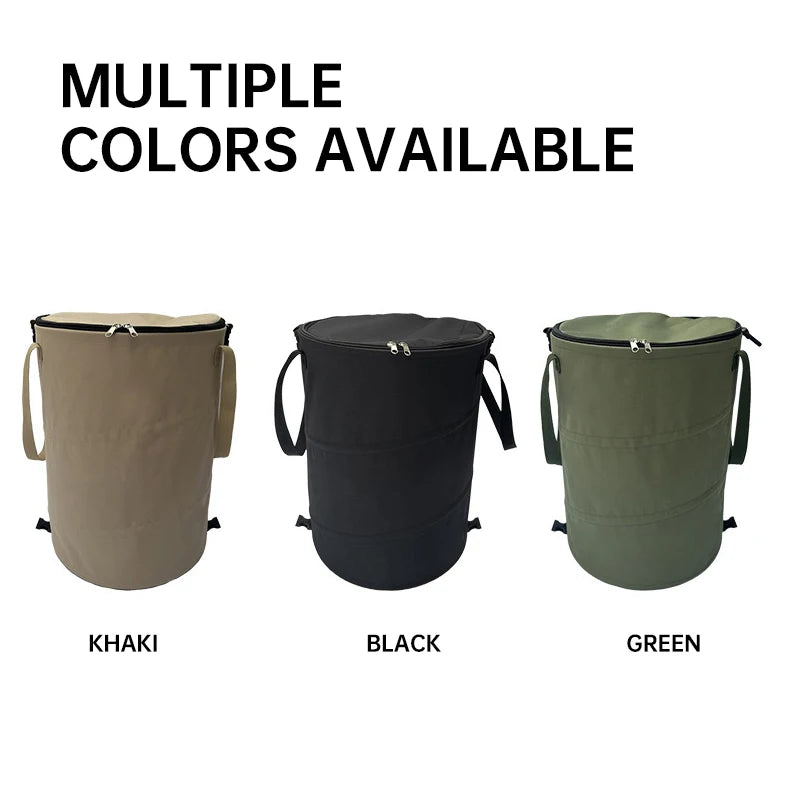 Foldable Outdoor Camping Trash Can – Large Storage Box