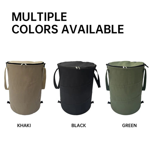 Foldable Outdoor Camping Trash Can – Large Storage Box