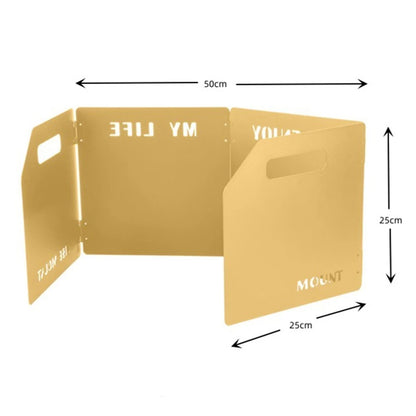 Camping Stove Windscreen – Foldable Windproof Shield