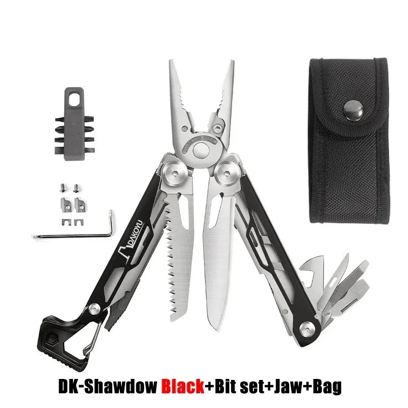 Camping Multitool Pliers with Emergency Whistle