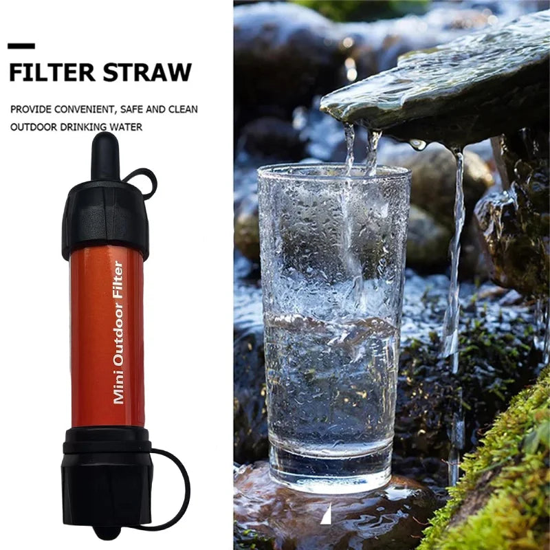 Portable Water Filter for Camping & Emergency Use