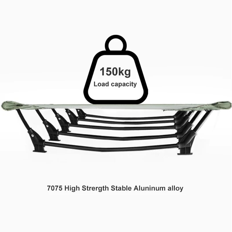 Camping Cot Ultralight Folding Bed for Comfortable Sleep