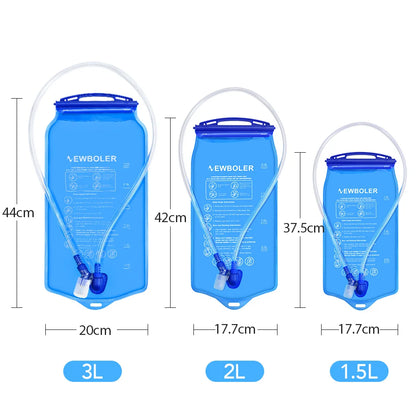 Portable 2L Water Bag for Outdoor Sports & Camping