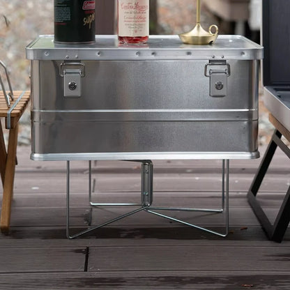 Camping Cooler Box Stand for Stable Elevated Storage