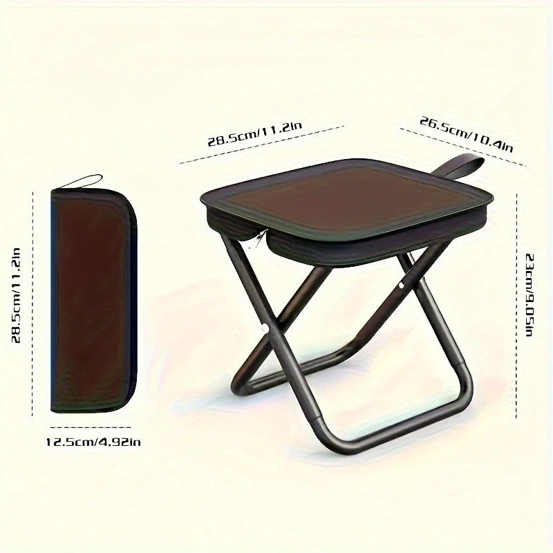 Portable Folding Stool – Lightweight Outdoor Camping Seat