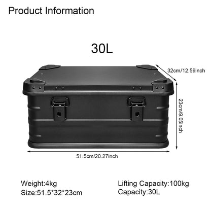 Aluminum Camping Storage Box for Secure Gear Storage