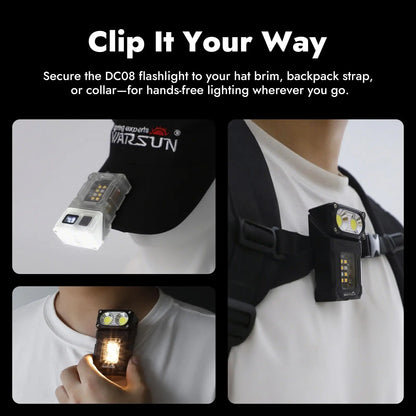 Magnetic USB Rechargeable Work Light for Camping & Repairs