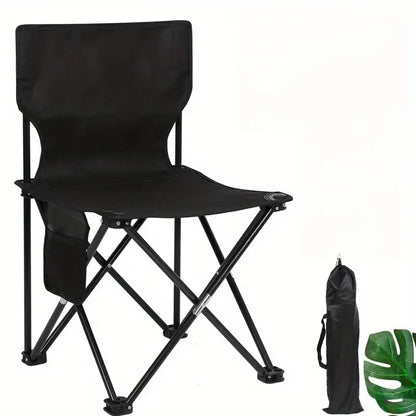 Portable Folding Camping Chair with Side Pocket