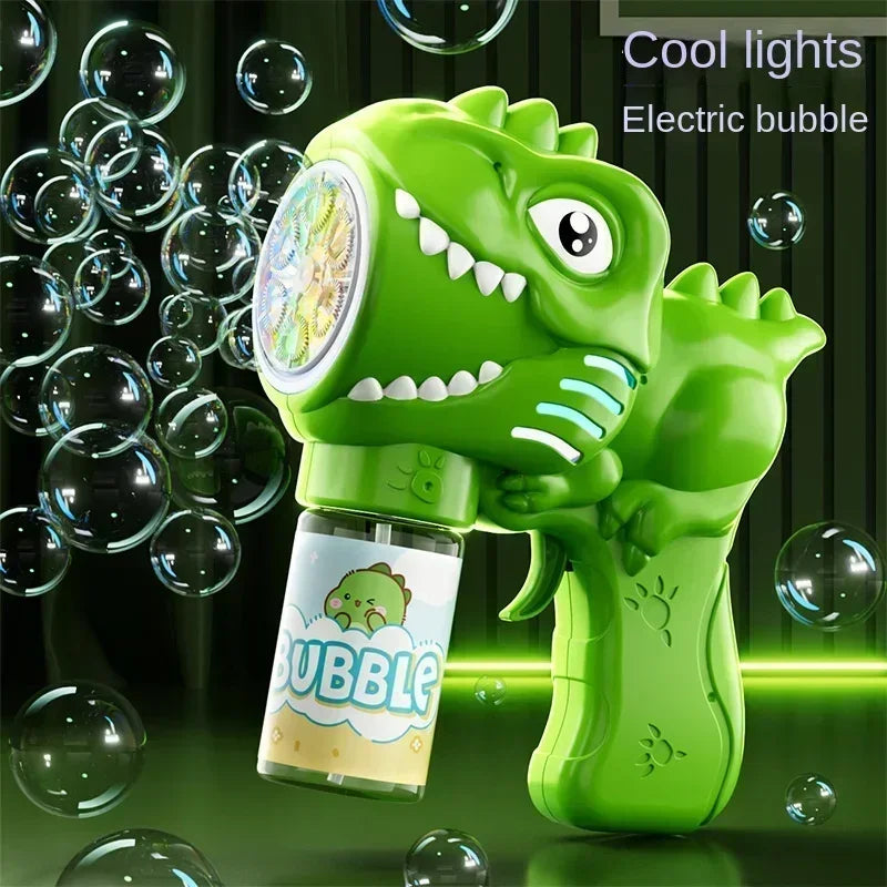 Dinosaur Bubble Gun Toy – Automatic Outdoor Fun