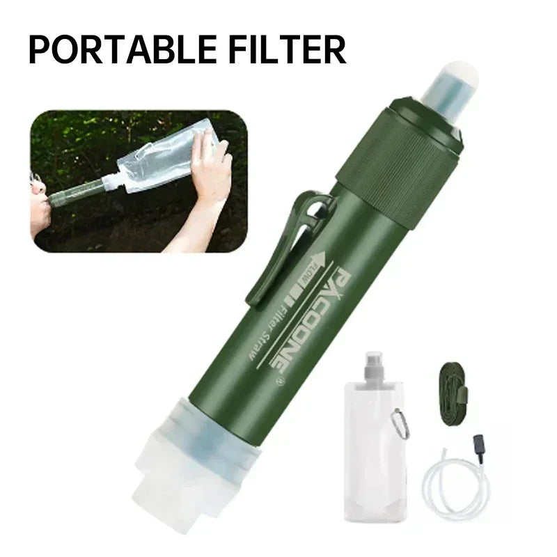 Mini Portable Water Filter Straw – Safe & Lightweight
