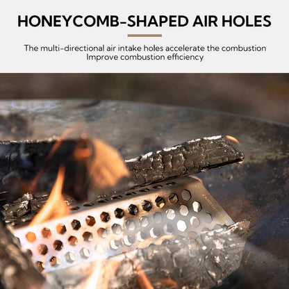 Reusable Metal Firewood – Portable Camping BBQ Accessory