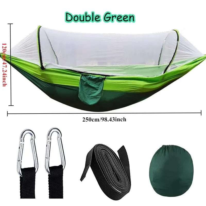 Camping Hammock with Mosquito Net – Lightweight Comfort