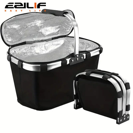 Portable Folding Insulated Picnic Basket – Keep Food Fresh