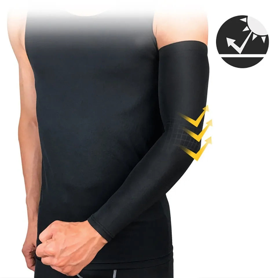 Cooling UV Arm Sleeves for Sports & Outdoor Protection