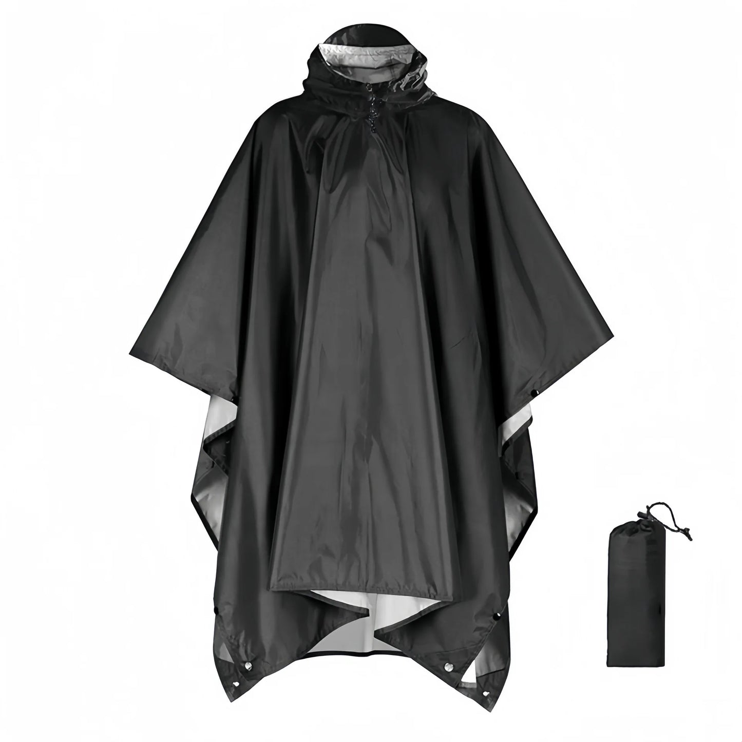 3-in-1 Waterproof Rain Poncho for Hiking & Travel