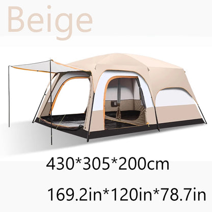 4 Season Family Camping Tent Large Waterproof Shelter
