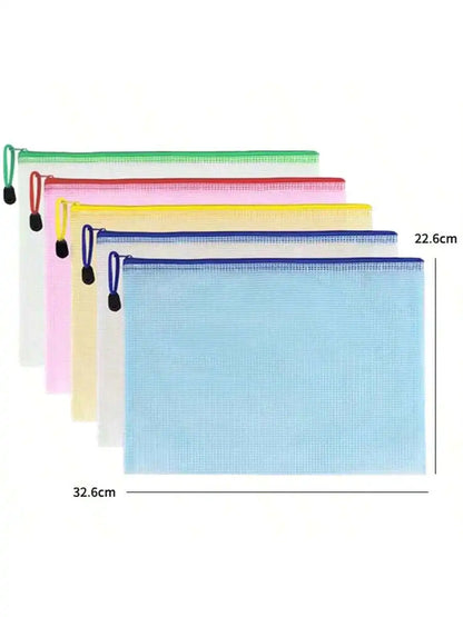 A4 Zipper Storage Bags – Multi-Purpose Waterproof Organizer