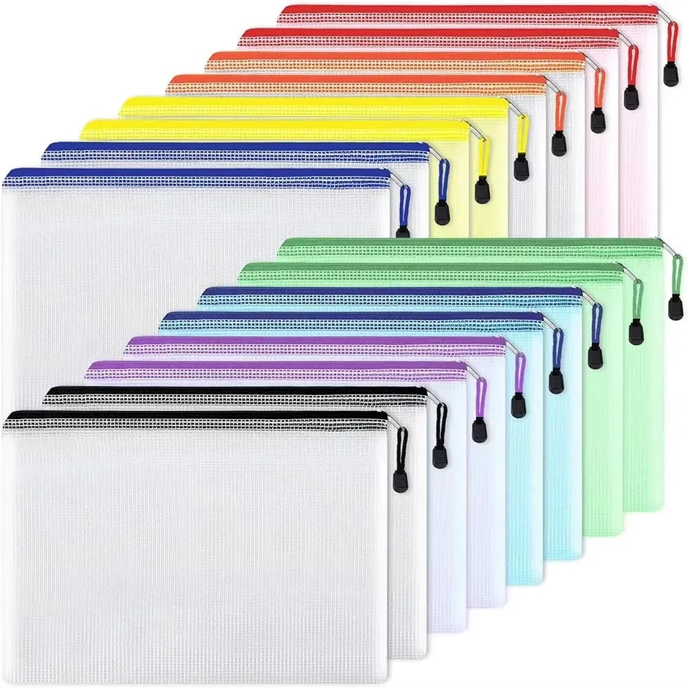 A4 Zipper Storage Bags – Multi-Purpose Waterproof Organizer
