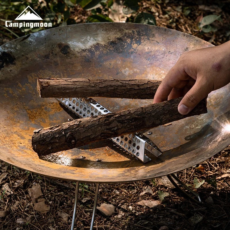 Reusable Metal Firewood – Portable Camping BBQ Accessory