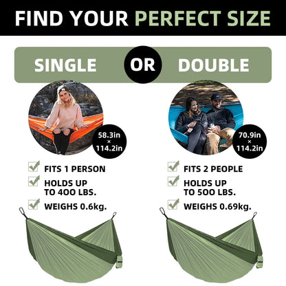 Portable Camping Hammock for Lightweight Relaxation