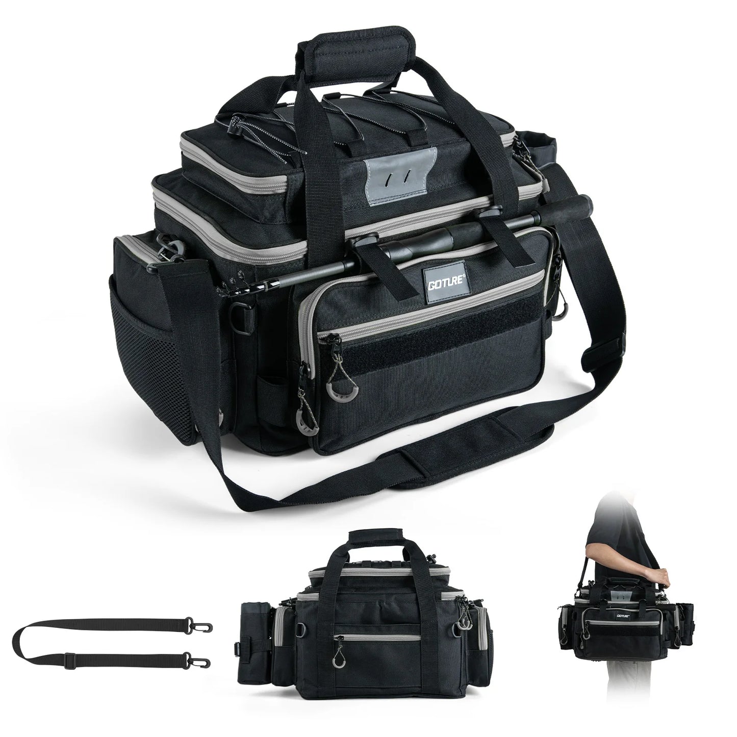 Fishing Tackle Storage Bag – Waterproof Large Capacity
