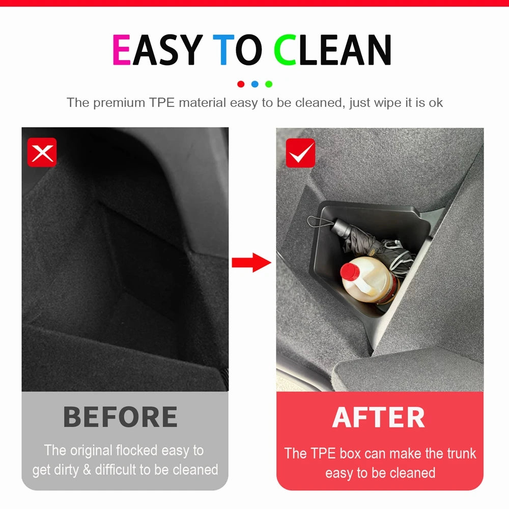 Tesla Model Y Trunk Organizer for Cleaner Storage