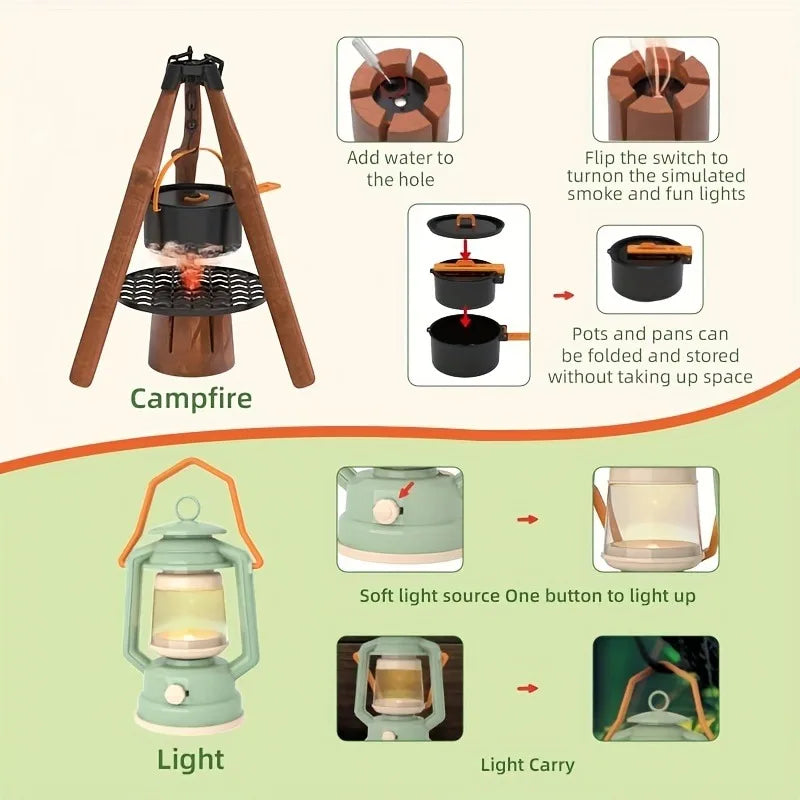 Kids Camping Set Toy – Fun Outdoor Adventure Play